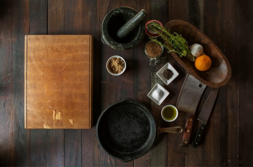 dish on white ceramic plate